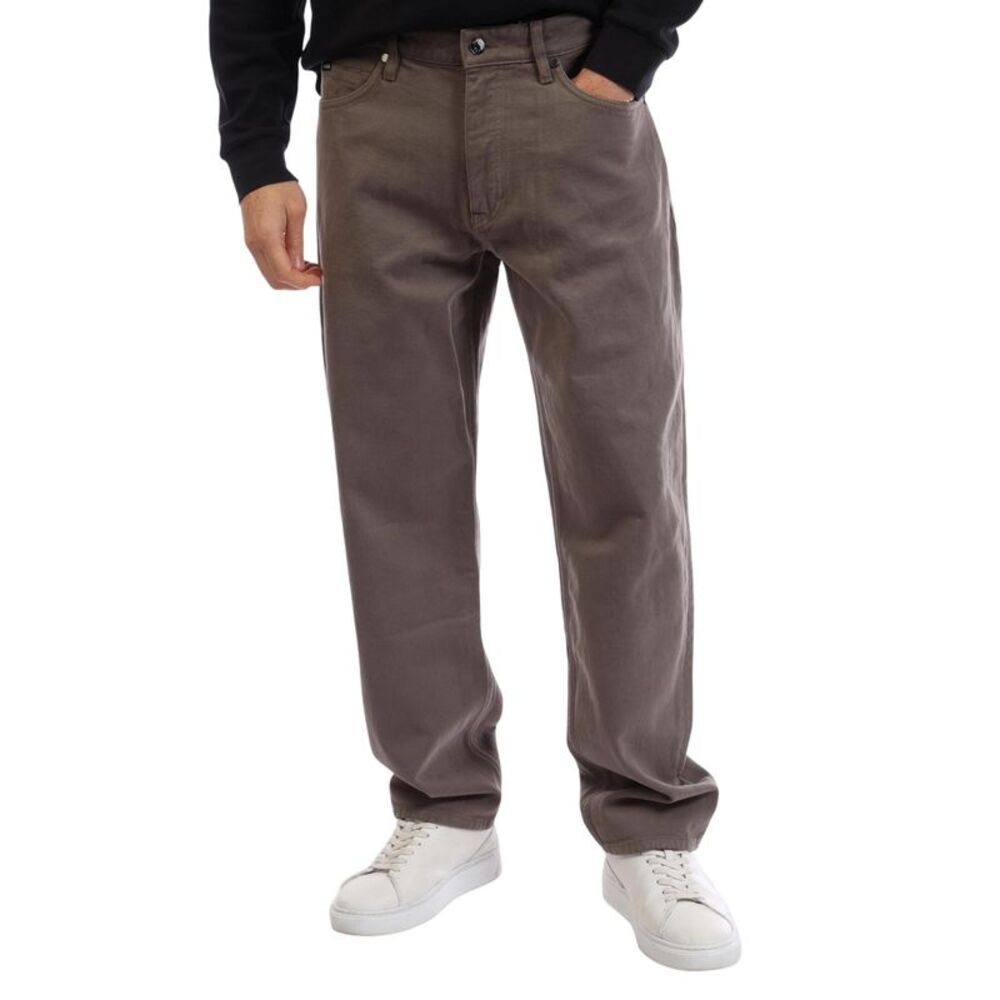 Boss Mens Atacama Denim Slim Jeans / Khaki Brown
